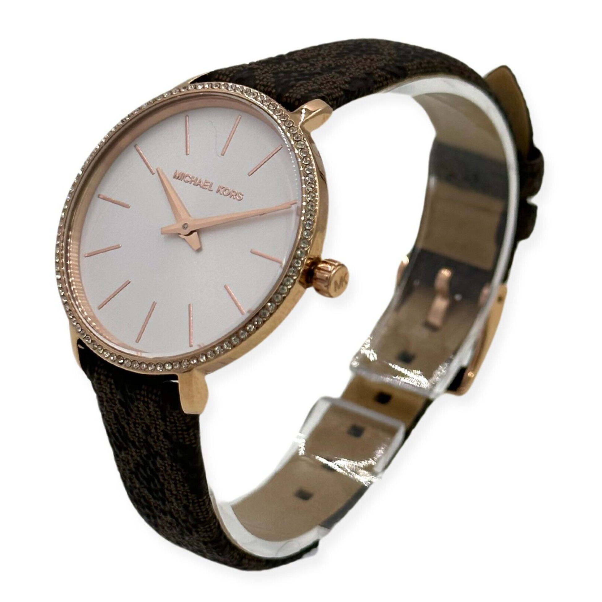Michael Kors Pyper Analog White Dial Women's Watch with Bracelet - MK1036 - 796483540347 