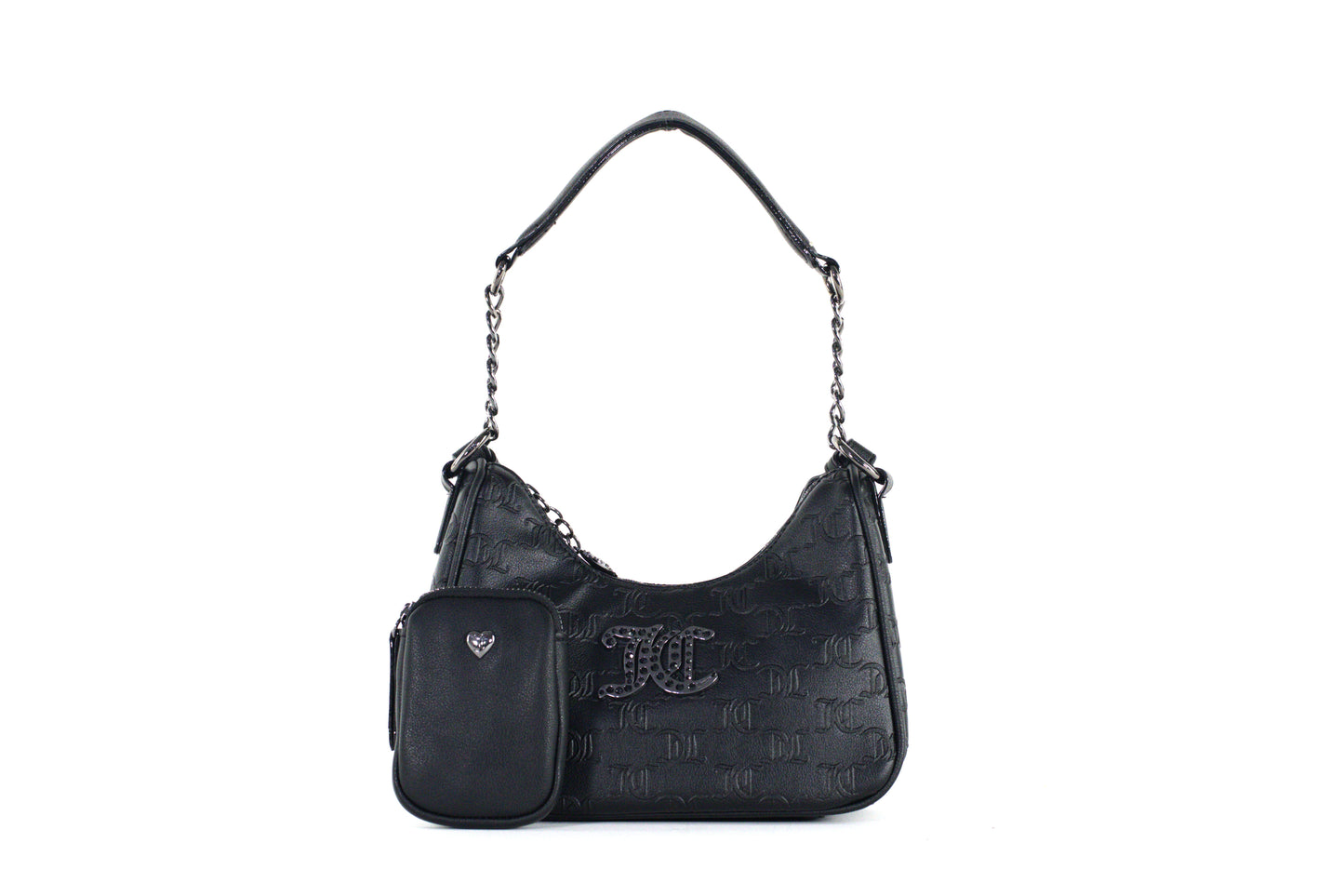 Juicy Couture All About That Bling Hobo Crossbody - Liquorice Black