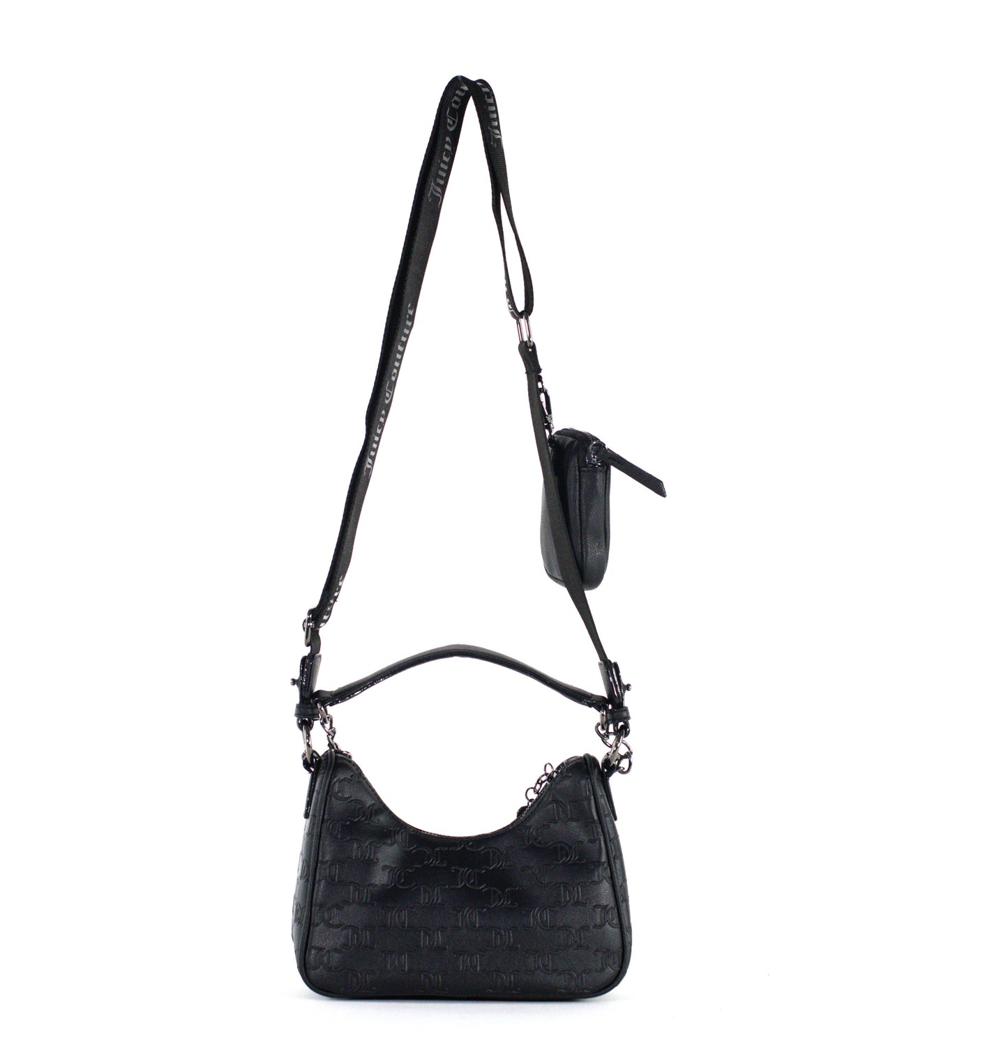 Juicy Couture All About That Bling Hobo Crossbody - Liquorice Black