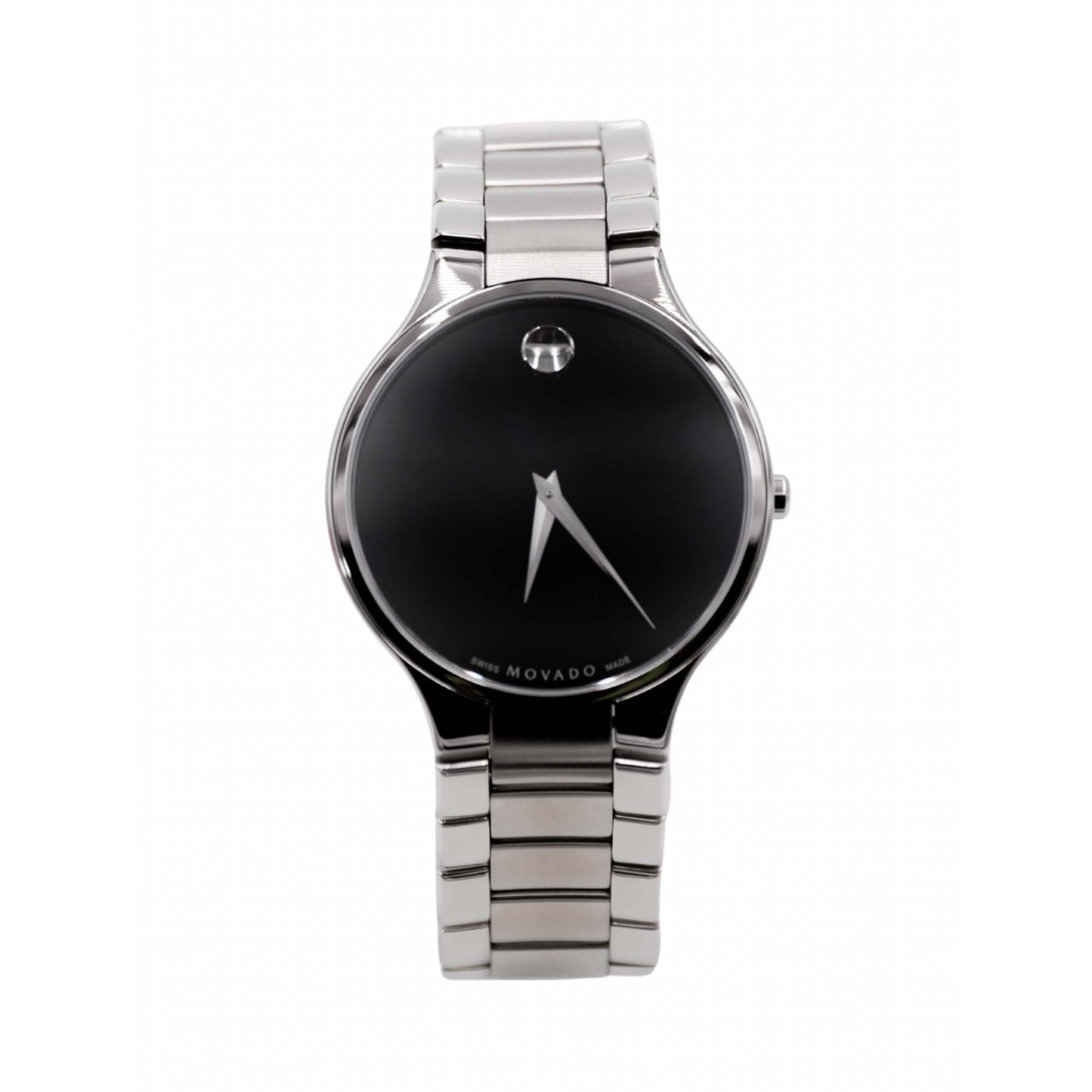 Movado Serio Quartz Black Dial Men's Watch - 0607283 - 885997283649