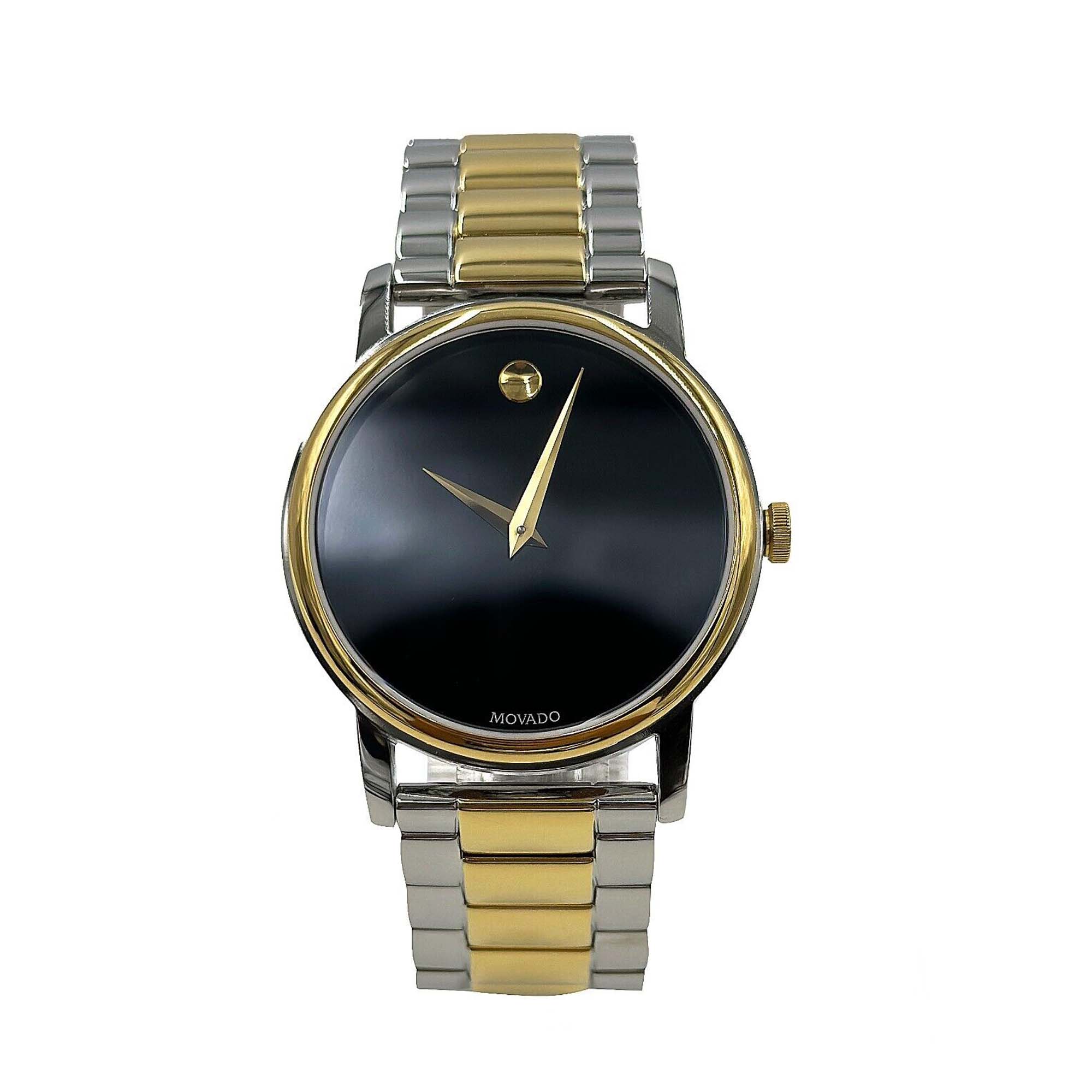 Movado Museum Gold Tone Stainless shops Steel Case Women's Watch