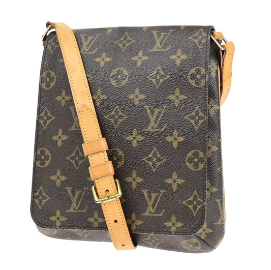 Authentic Louis Vuitton Musette Salsa Short Monogram Shoulder Bag - M51258