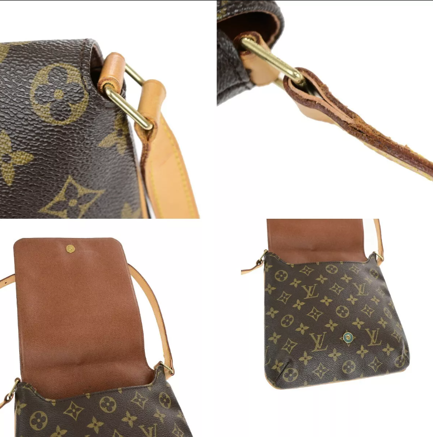 Authentic Louis Vuitton Musette Salsa Short Monogram Shoulder Bag - M51258