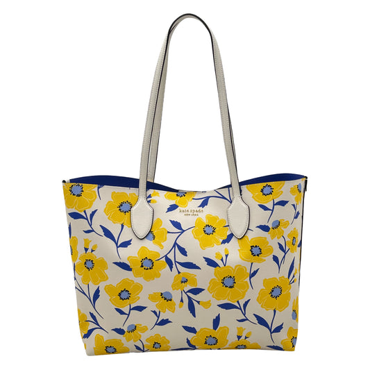 Kate Spade Bleecker Sunshine Floral Large Tote - Cream Multi