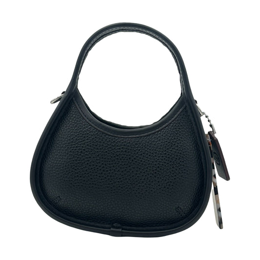 Coach Ergo Mini Coachtopia Black Pebble Leather Crossbody - Black