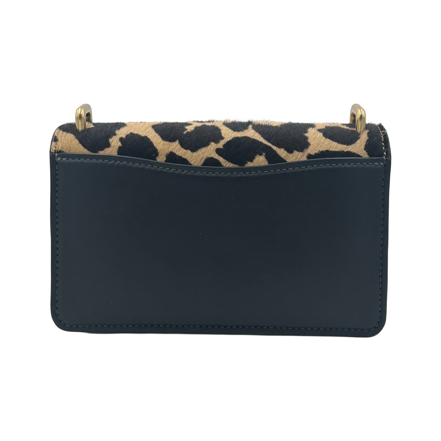 Coach Bandit Crossbody Bag In Haircalf With Leopard Print