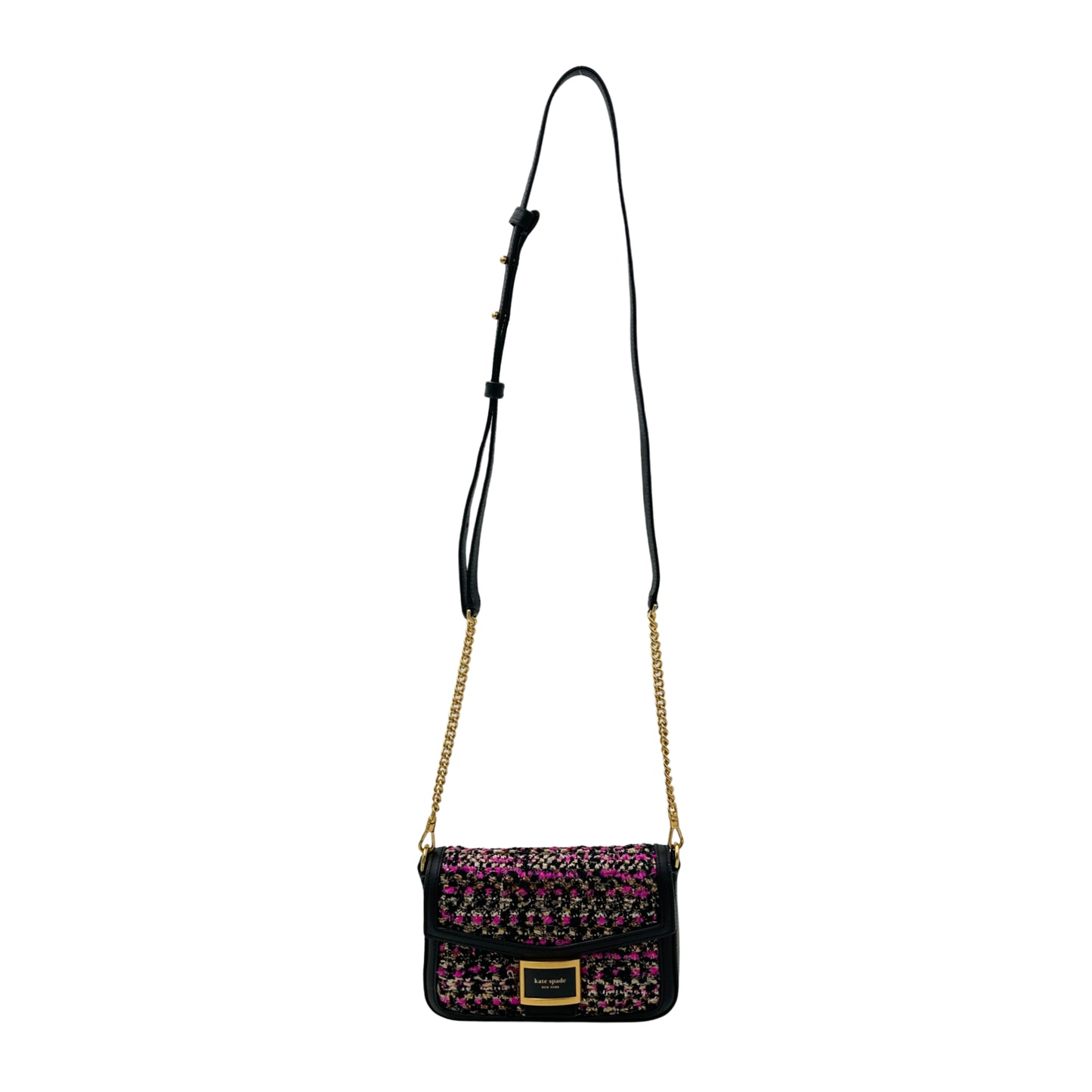 Kate Spade Katy Tweed Flap Chain Crossbody - Multicolor