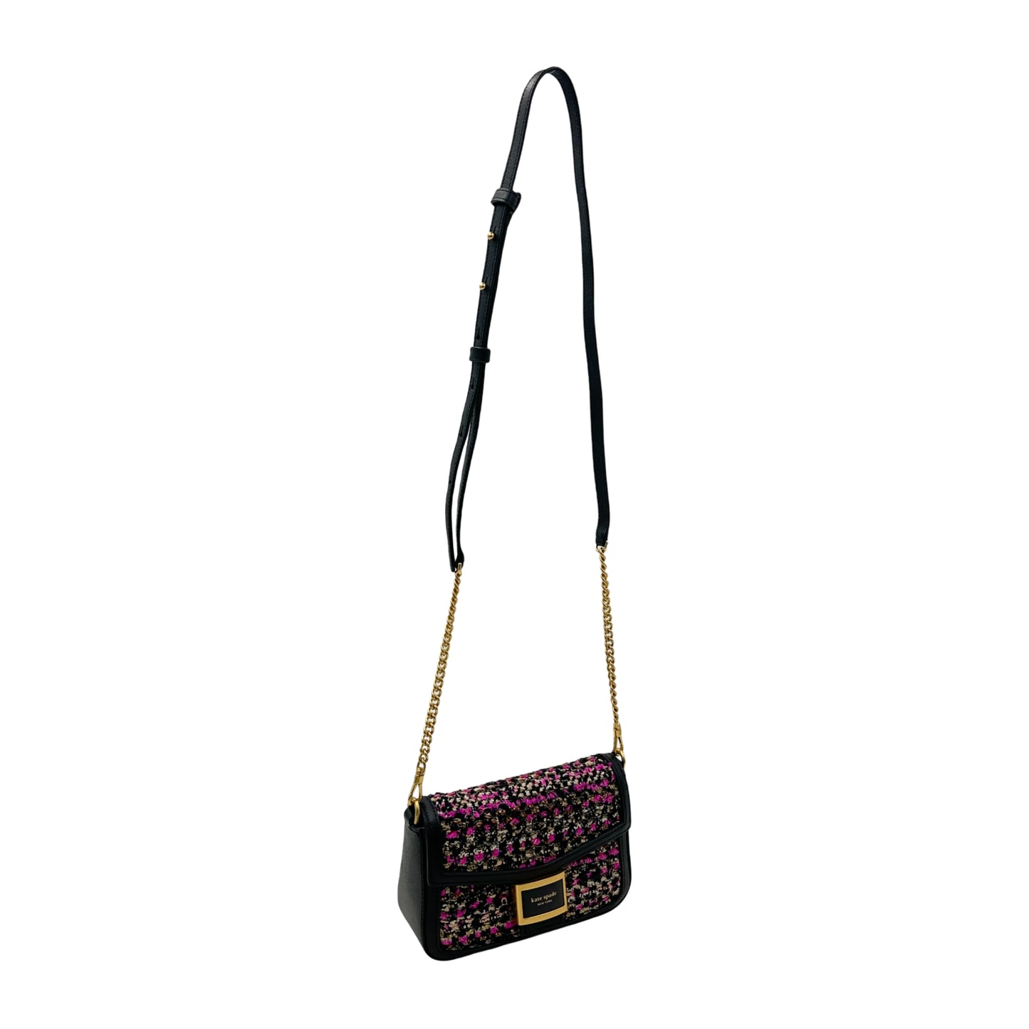 Kate Spade Katy Tweed Flap Chain Crossbody - Multicolor