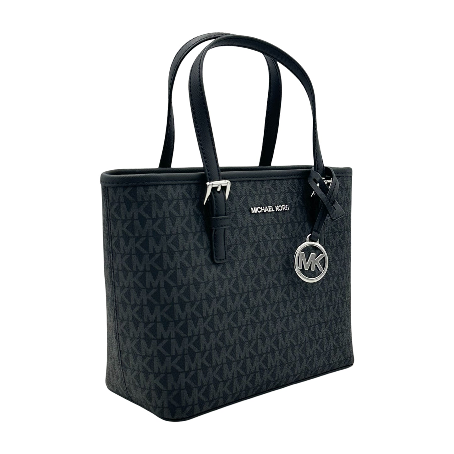 Michael Kors Jet Set Travel Extra-Small Logo Tote Bag - Black