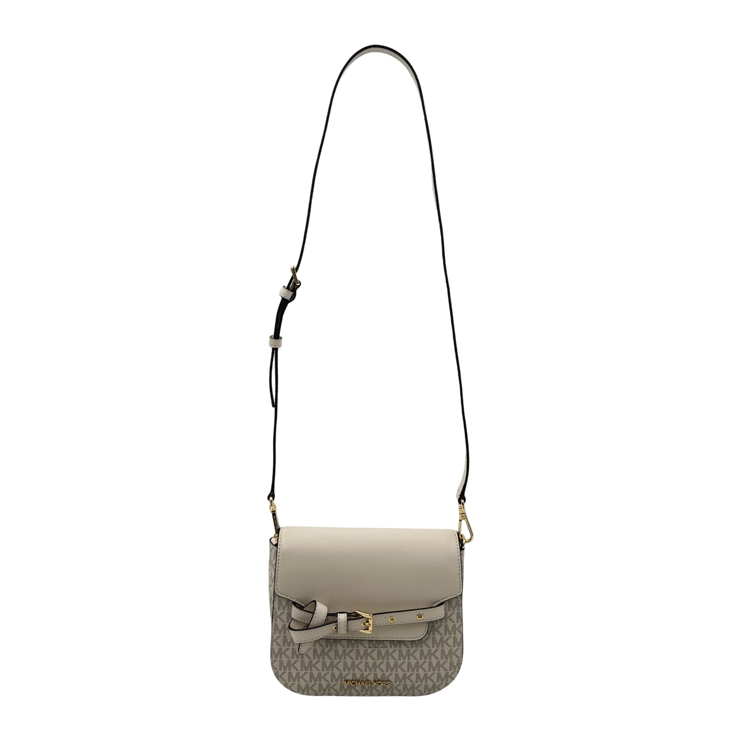 Michael Kors Emilia Small Logo Crossbody Bag - Light Cream Multi