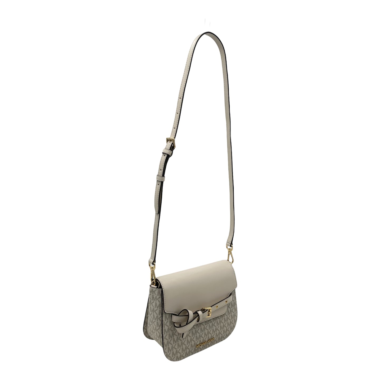 Michael Kors Emilia Small Logo Crossbody Bag - Light Cream Multi