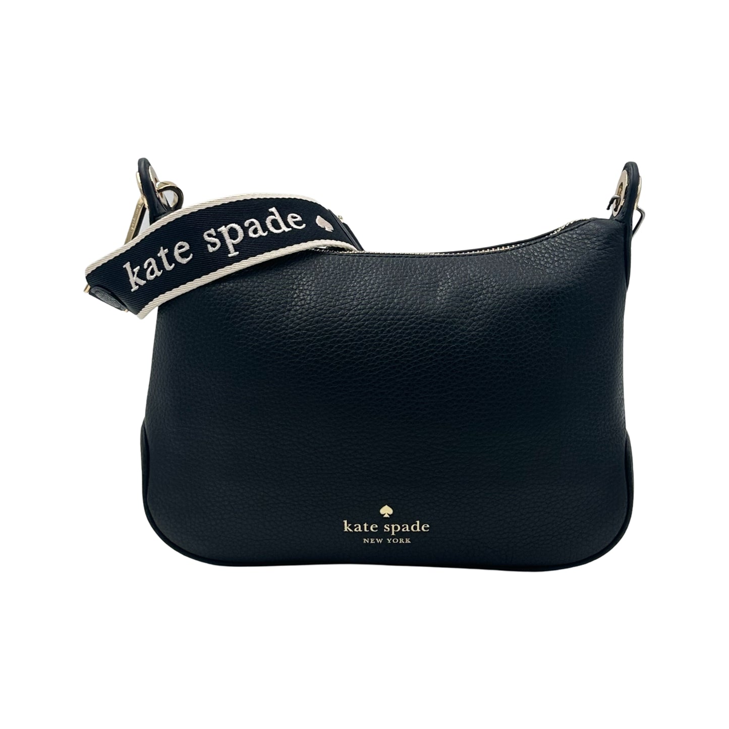 Kate Spade Rosie Small Pebbled Leather Crossbody Bag - Black