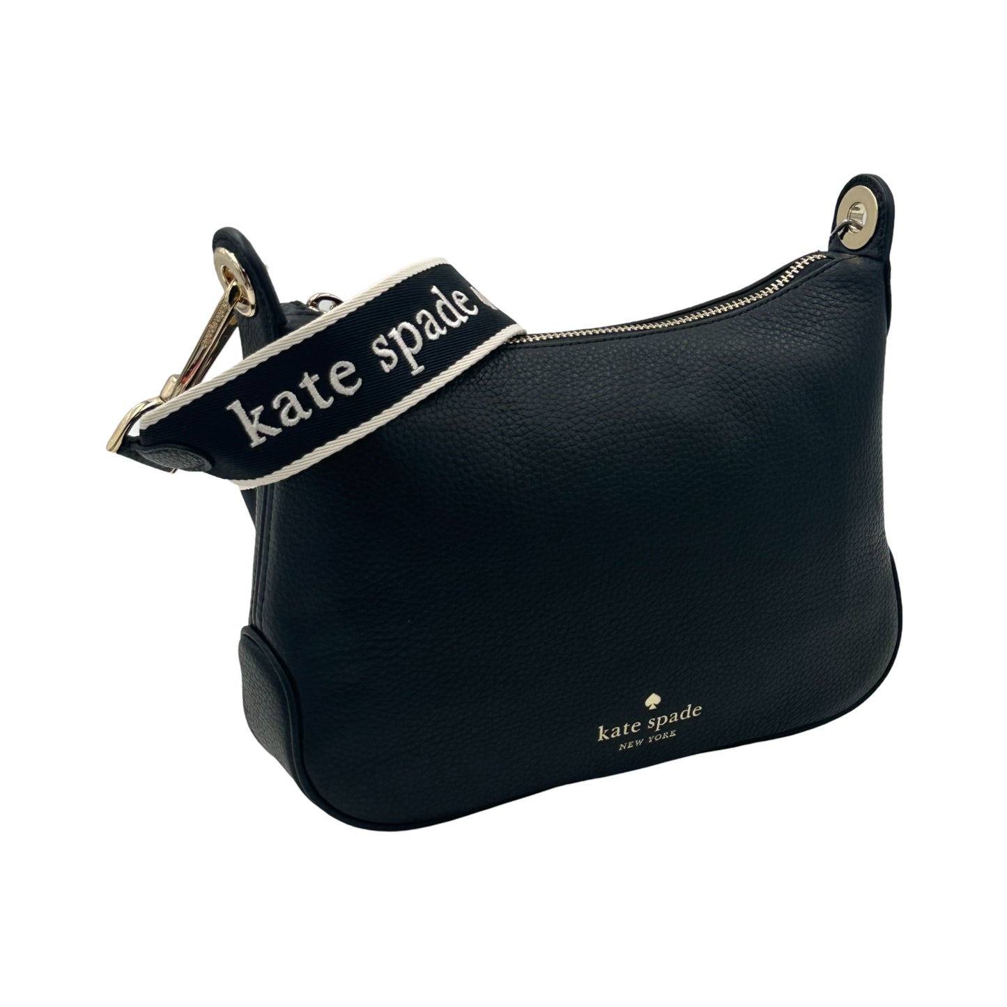 Kate Spade Rosie Small Pebbled Leather Crossbody Bag - Black