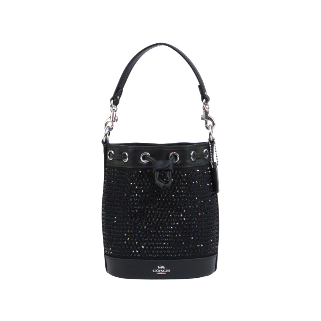 Coach Mini Bucket Bag - Crystal Black