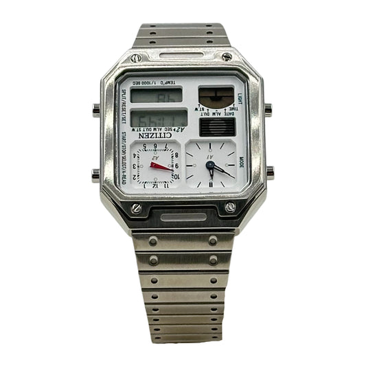 Citizen Chronograph Ana-Digi Collection Label Thermo Sensor Quartz Watch - JG2120-65A