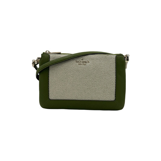 Kate Spade Lena Double Compatment Crossbody - Kelp Forest