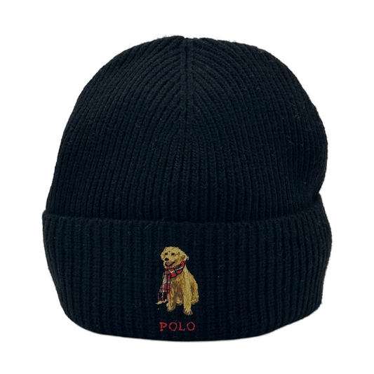 Polo Ralph Lauren Dog Logo Beanie - Black