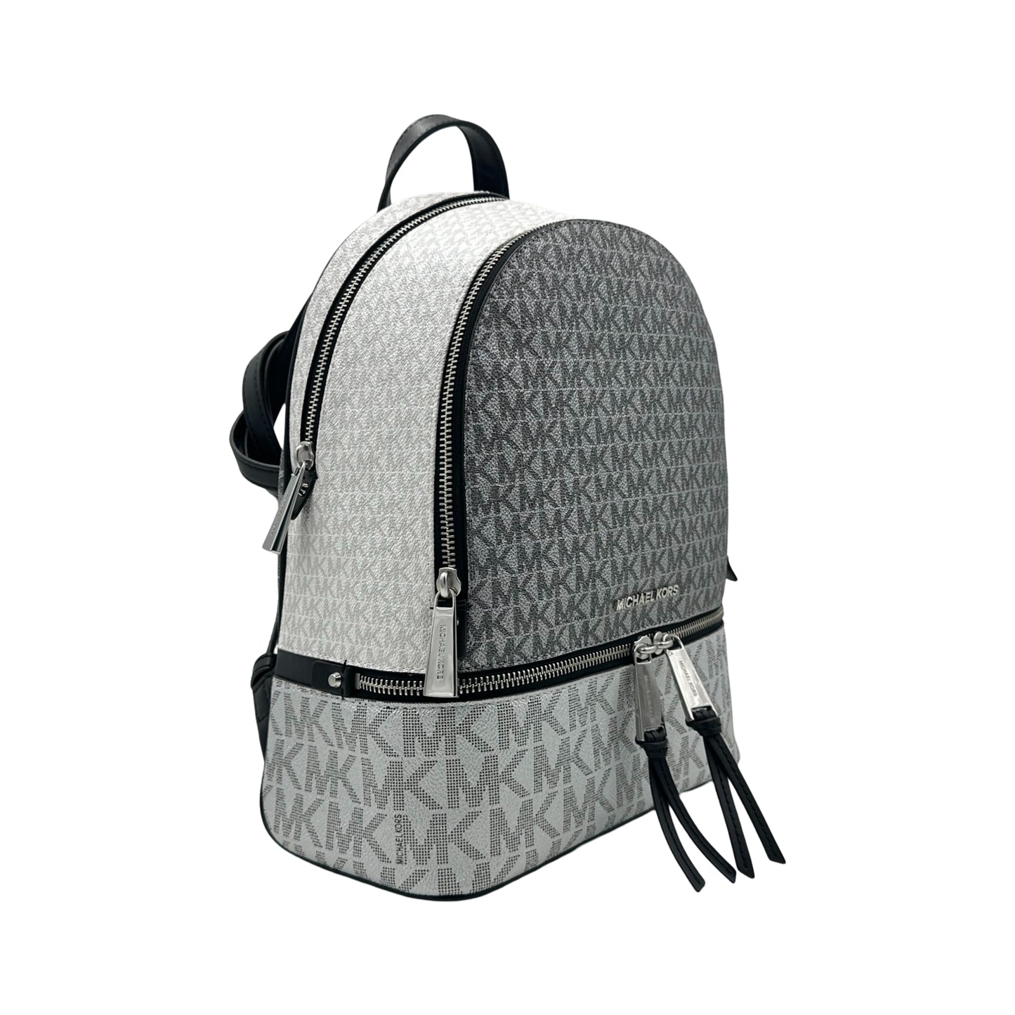 Michael Kors Rhea Zip Medium Backpack - Silver Multi