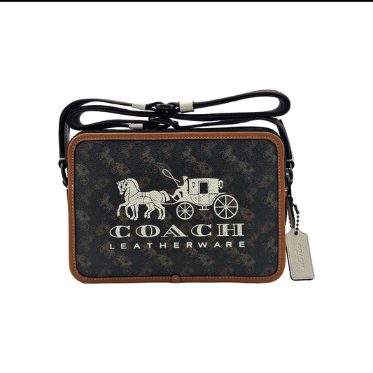 Coach Charter Crossbody Bag 24 With Horse And Carriage Print - Brown