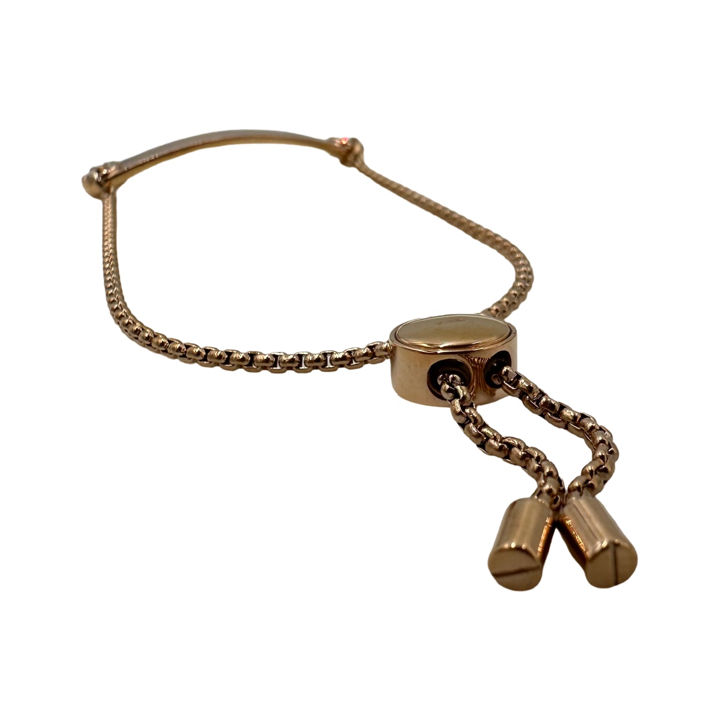 Michael Kors Plaque Rose-Gold Tone Slider Bracelet - MKJX6352791