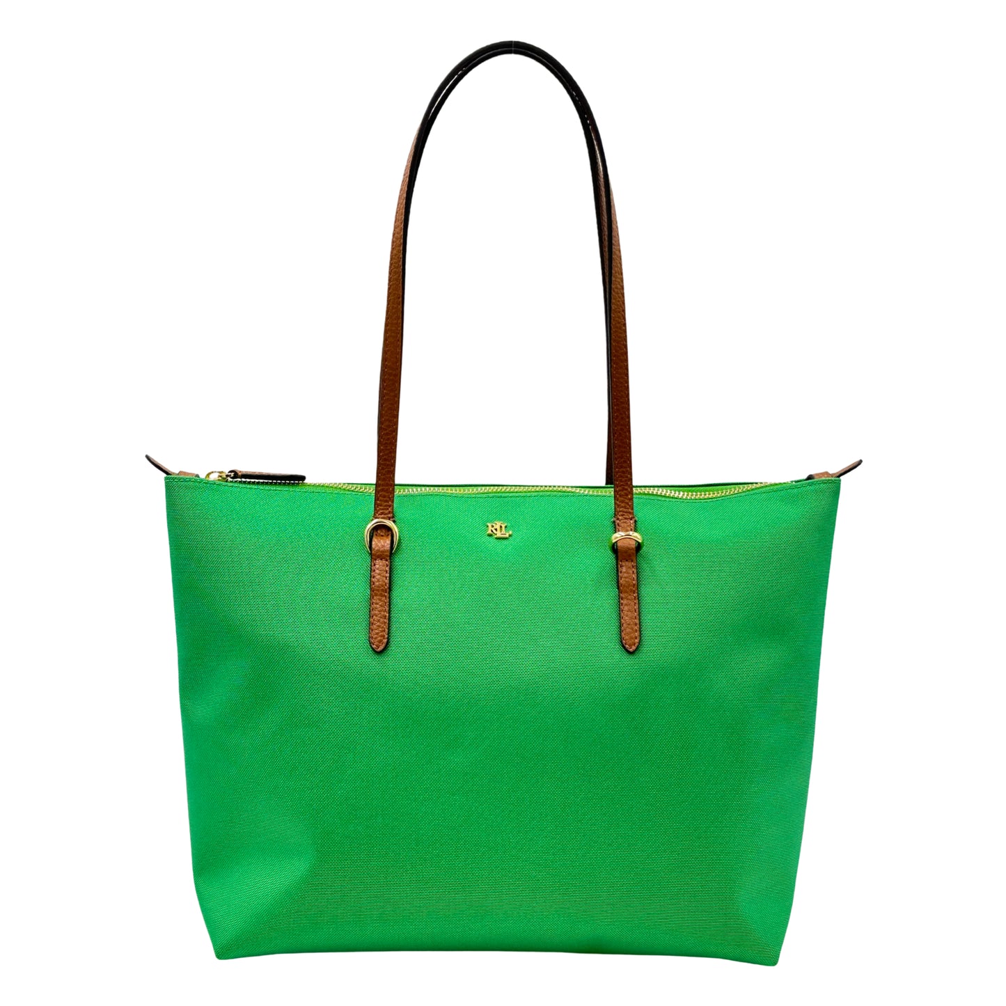 Ralph Lauren Medium Nylon Keaton Tote -  Green