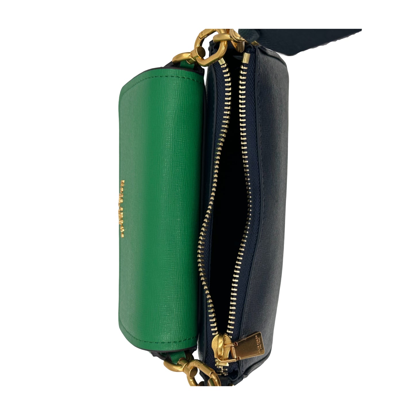 Kate Spade Double Up Colorblocked Crossbody - Green