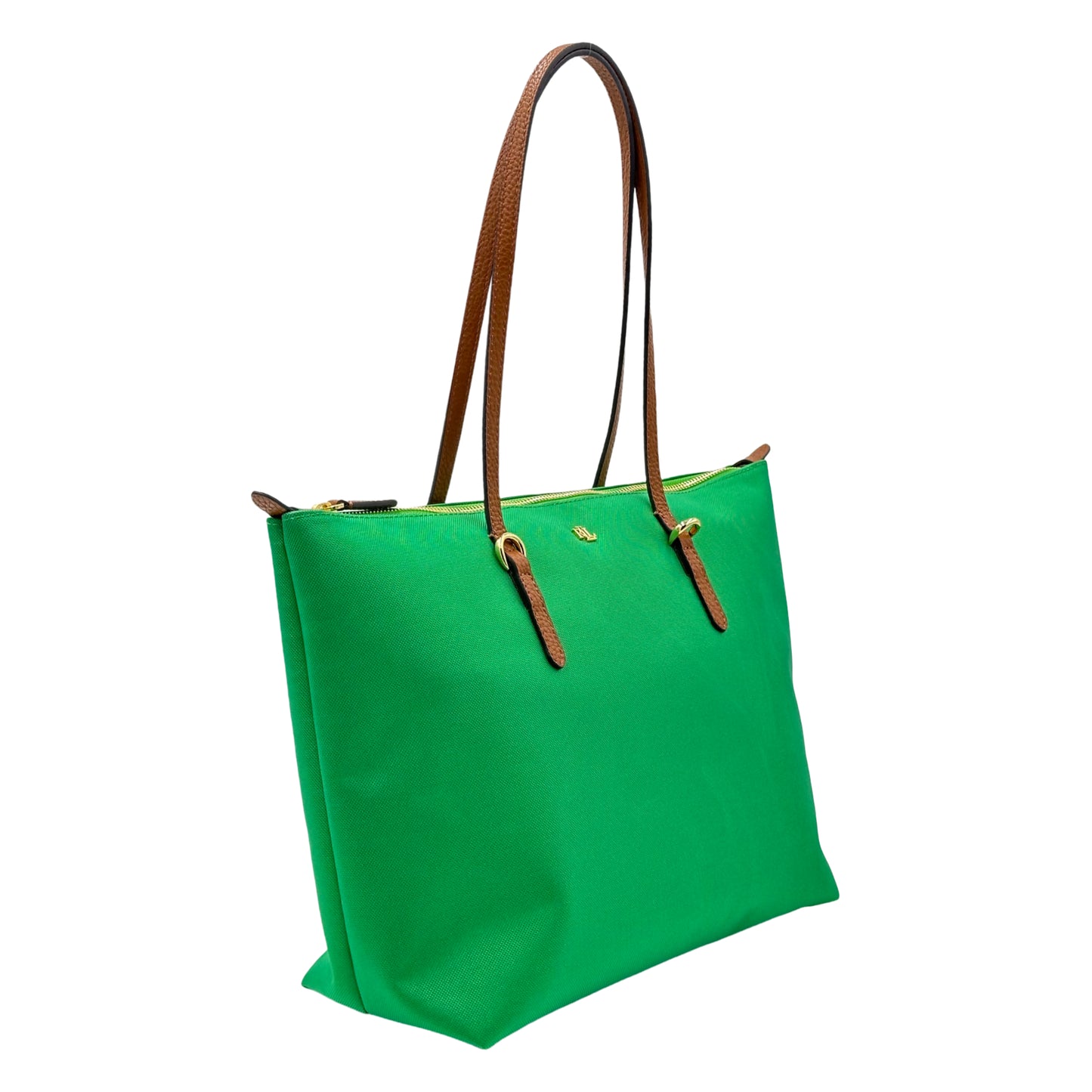 Ralph Lauren Medium Nylon Keaton Tote -  Green