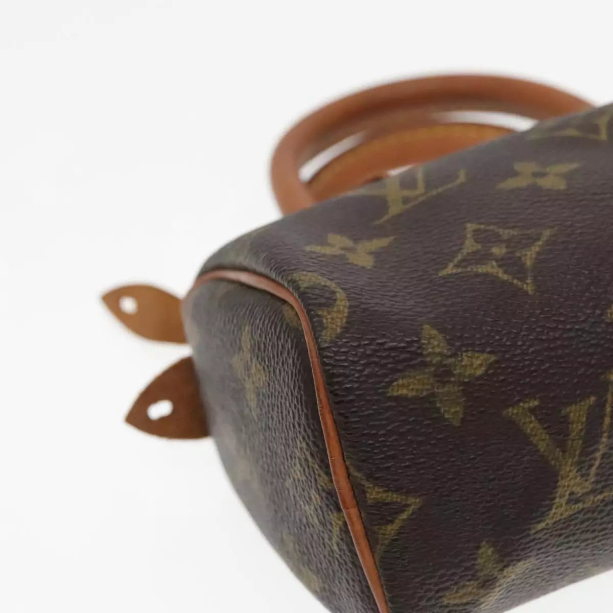 LOUIS VUITTON Monogram Mini Speedy Hand Bag M41534 LV Auth 93150