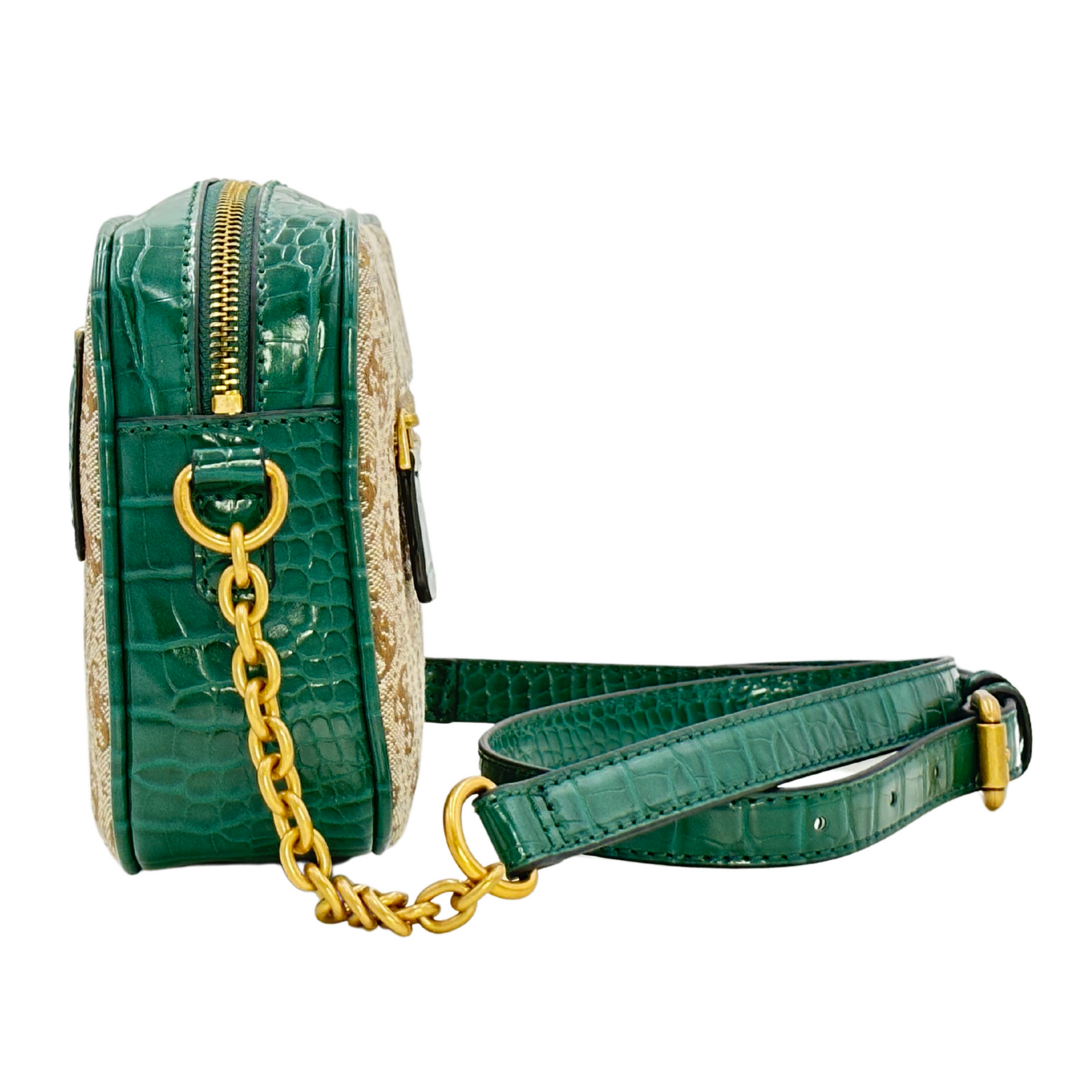 Guess Aviana Camera Bag - Latte Green