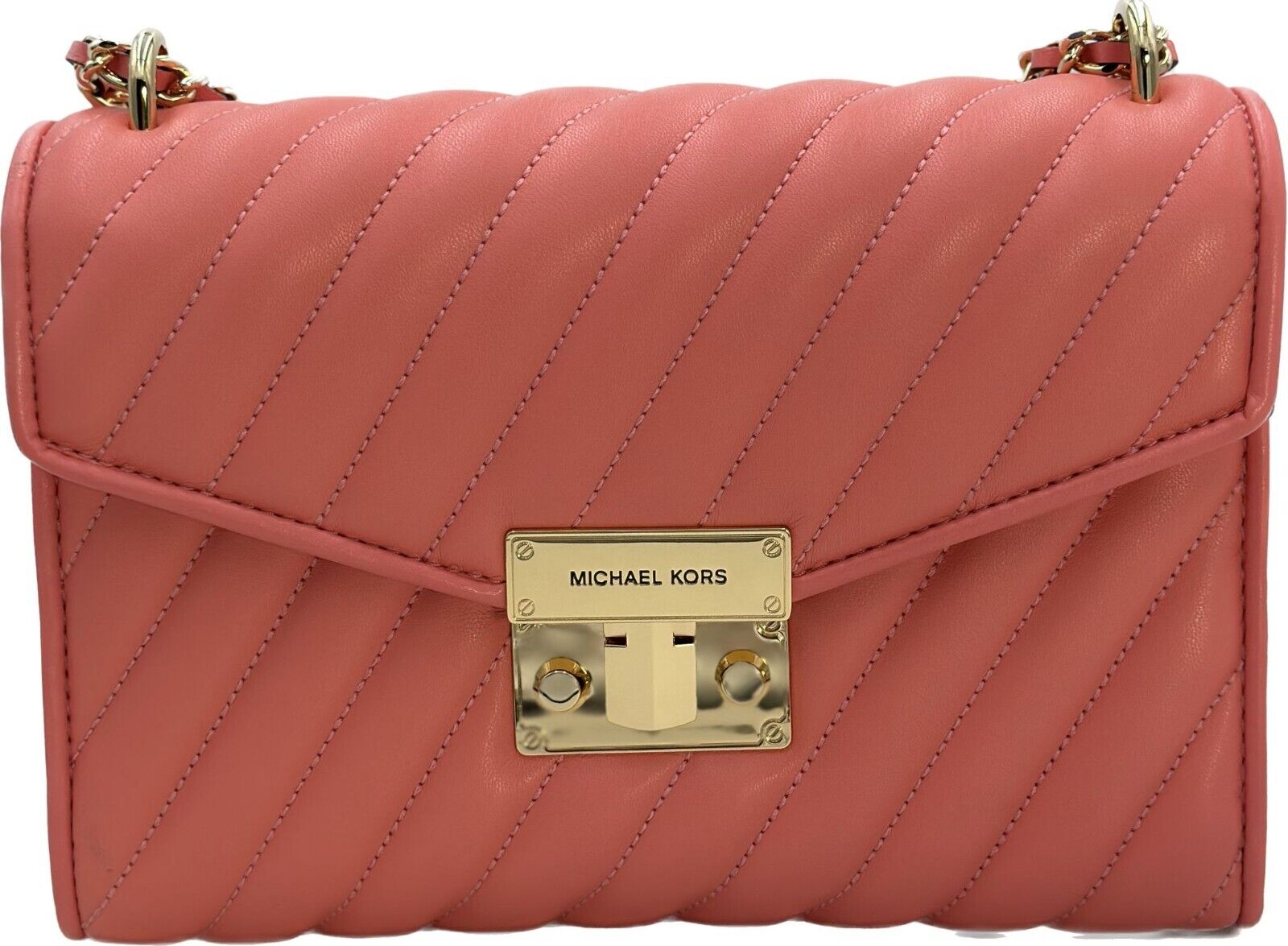 Michael kors pink clearance grapefruit bag